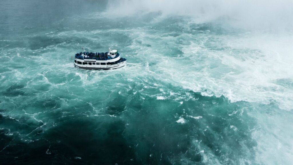 Maid of the Mist in Niagara Falls.